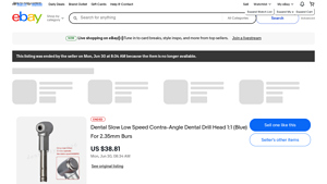 Dental - Slow Low Speed Contra-Angle Drill Head