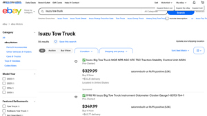 Isuzu - Tow Truck Listings