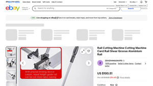 Rail Cutting Machine - Card Rail Shear