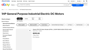 Leeson - 1HP General Purpose DC Electric Motor
