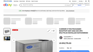 Carrier - 5 Ton Packaged Rooftop Unit