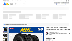 Z-129 - Set of 2 All Terrain ATV UTV Tires