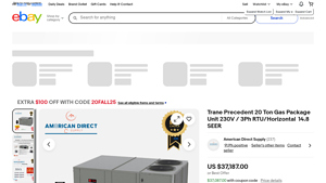 Trane - Precedent 20 Ton Gas Package Unit