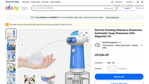 YSJILIDE - Electric Foaming Shampoo Dispenser