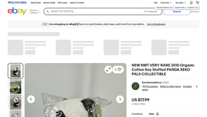 XEKO - Organic Cotton Soy Stuffed Panda