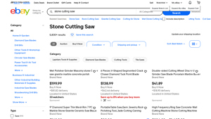 eBay - Stone Cutting Saws and Tools