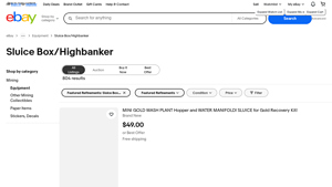 eBay - Sluice Box/Highbanker Models
