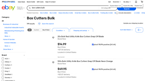 Box Cutters - Key Product Details