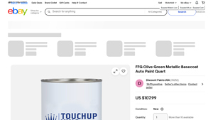 Touch Up King - FFG Olive Green Metallic Basecoat Auto Paint