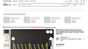 Wagnershopde - Metal Retractable Barrier