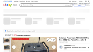 Coleman - Powermate PM0535202 Pro Gen 5000 Generator