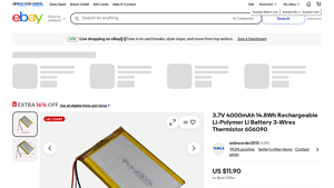 XINJ - Rechargeable Li-Polymer Battery