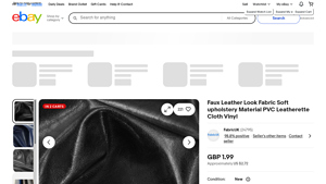 Faux Leather - Soft Upholstery Fabric