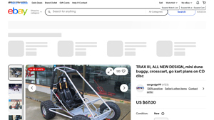 TRAX - Mini Dune Buggy Go Kart Plans