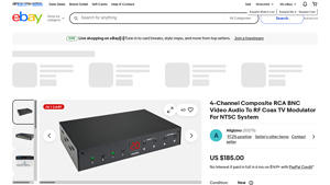 Allgizmo - 4-Channel RCA BNC Video Modulator