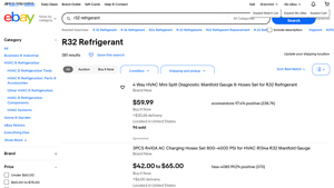 eBay - R32 Refrigerant Products