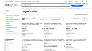 eBay - Crucible Products