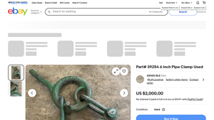 Unbranded - 6 Inch Pipe Clamp