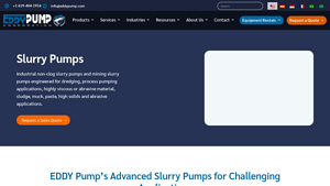 EDDY Pump - Industrial Non-Clog Slurry Pumps