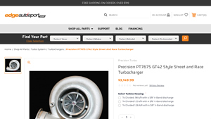 Precision Turbo and Engine - PT7675 GT42 Style Turbocharger