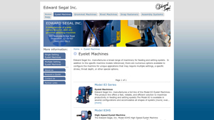 Edward Segal Inc. - Eyelet Machines
