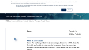 EFC Gases - Xenon Gas Solutions