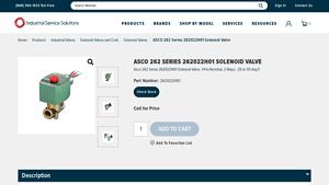 ASCO - 262 Series 2-Way Valve