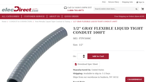 ElecDirect - Type B. Rigid Conduit 1/2 Inch