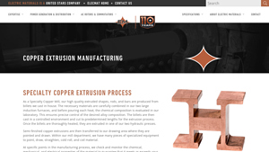 Elecmat - Specialty Copper Extrusions