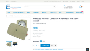 Elecomes - RHF1S052 Wireless LoRaWAN Water Meter