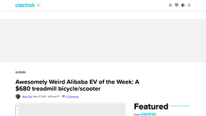 Electrek - Electric Treadmill Bike/Scooter