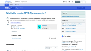 Codidact - 12V DC Power Connector