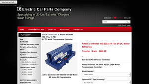 Alltrax - SR Series 300-600A EV DC Motor Controller