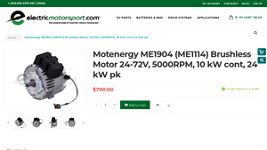 Motenergy - ME1904 Brushless Motor