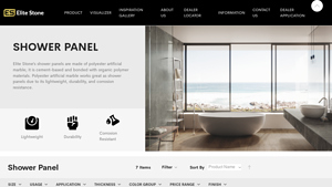 Elite Stone Group - Shower Panel