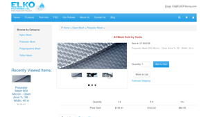 Elko Filtering - Polyester Mesh 800 Micron