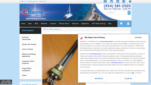 e Marine Systems - Water Heater Dual Heating Element 12V 300W