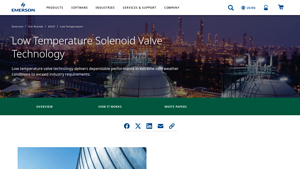 Emerson - Low Temperature Solenoid Valves