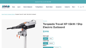 Torqeedo - Travel XP 1.6kW Electric Outboard