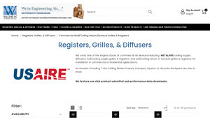 Engineering Air - Registers, Grilles & Diffusers