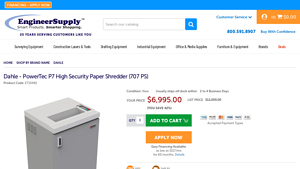 Dahle - PowerTec P7 High Security Paper Shredder