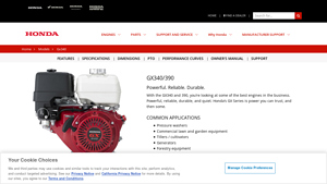 Honda - GX340 Engine