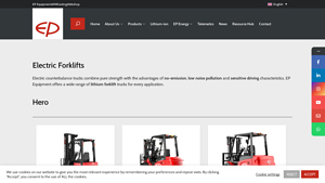 EP Equipment - Electric Forklifts