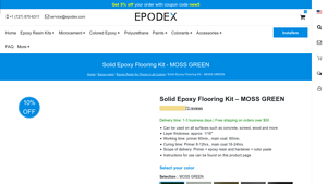 Epodex - Solid Epoxy Flooring Kit