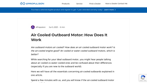 ePropulsion - Air Cooled Outboard Motors and Batteries