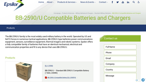 Epsilor - BB-2590/U Compatible Batteries & Chargers