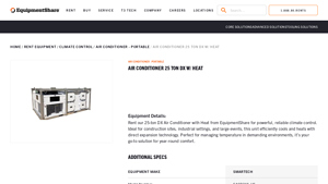 Smartech - 25 Ton DX Air Conditioner Rental