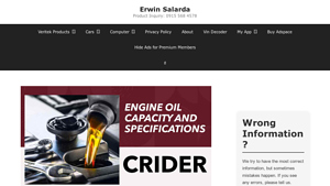 Honda - Crider Engine Oil Specifications