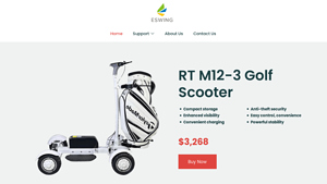 eSwing Technology - RT M12-3 Golf Scooter