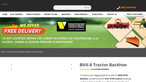 Etractor - BHX-8 Backhoe Attachment